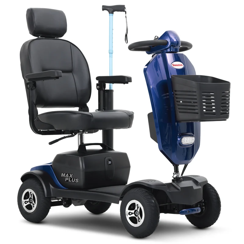 SWEETRICH MAX PLUS 9" 4 Wheel Electric Mobility Scooter 300W Motor 24V 20Ah Battery (German Version)