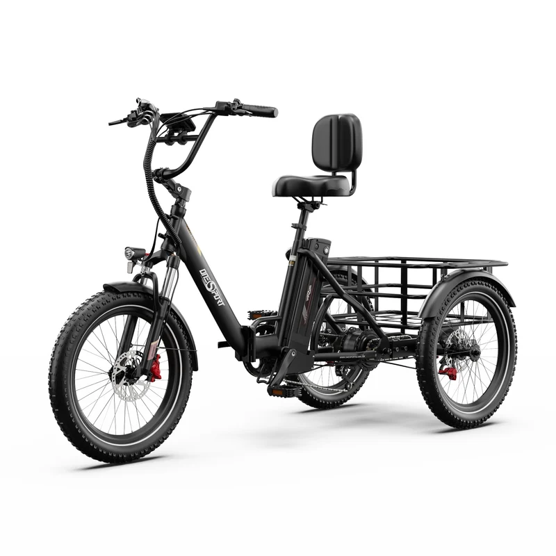 ONESPORT OT30 PRO 20" 3-Wheel Folding E-Trike 500W Motor 48V 18Ah Battery