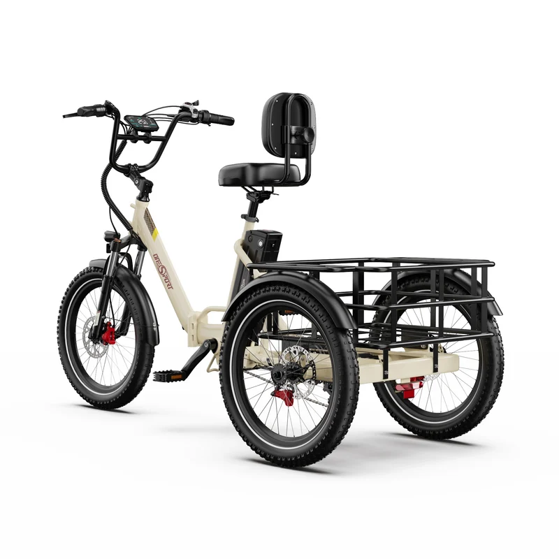 ONESPORT OT30 PRO 20" 3-Wheel Folding E-Trike 500W Motor 48V 18Ah Battery