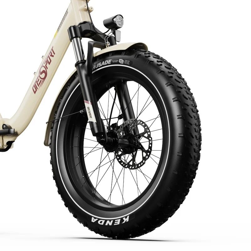 ONESPORT OT16 Max 20" Folding Electric Commuter Bike 500W Motor 48V 18Ah Battery Support APP
