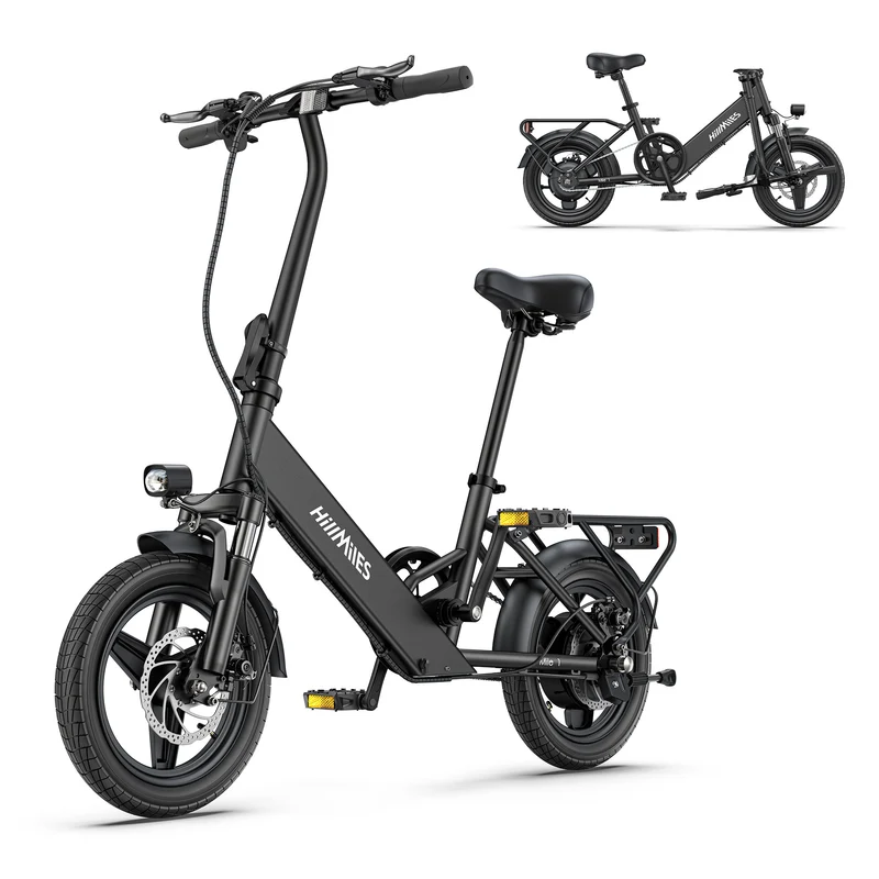 HILLMILES Mile 1 14" Step-through E-bike For Women 250W Motor 36V 10.4Ah Battery