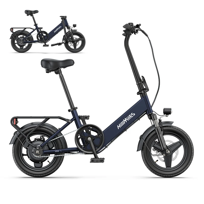 HILLMILES Mile 1 14" Step-through E-bike For Women 250W Motor 36V 10.4Ah Battery