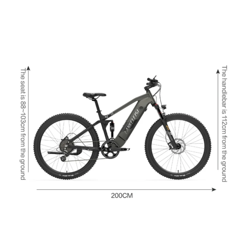 LANKELEISI RX600 Pro 29" City Electric Bike 250W Motor 48V 20Ah Battery