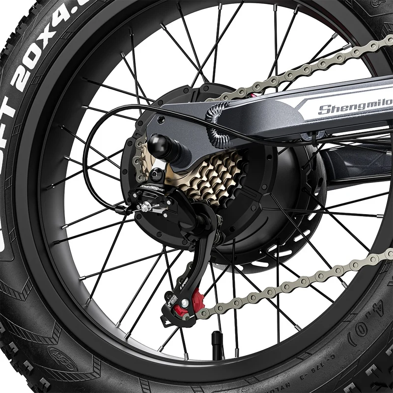 SHENGMILO S900 20" All-Terrain Electric Bike 1500W Motor 60V 30Ah Battery