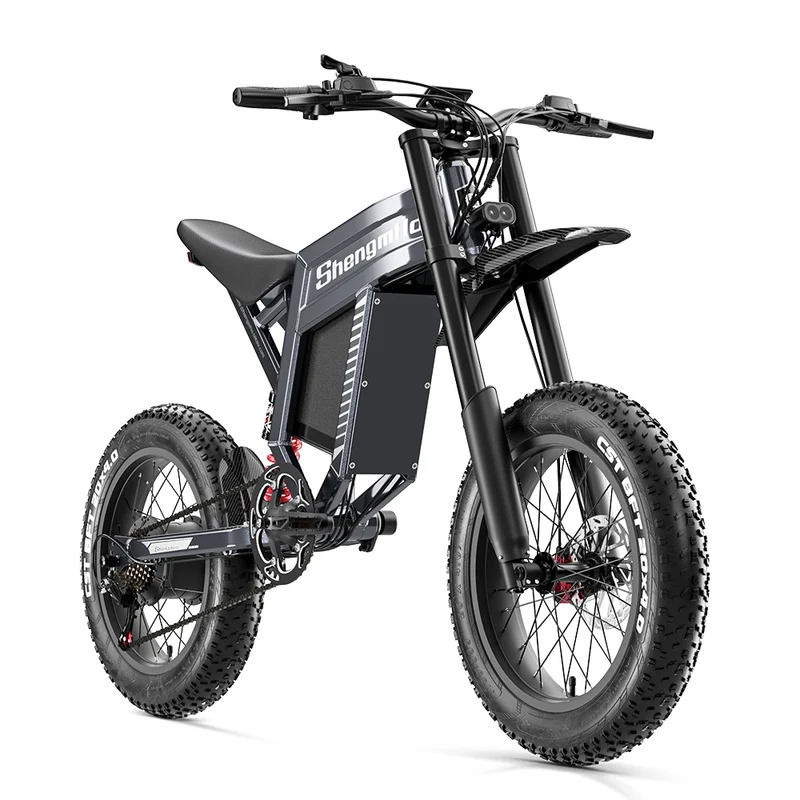 SHENGMILO S900 20" All-Terrain Electric Bike 1500W Motor 60V 30Ah Battery