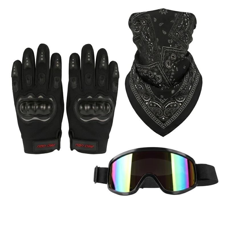 Matte Black Full-Face Helmet Kit