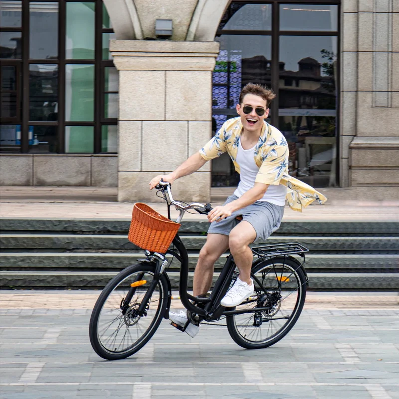DYU C6 12.5AH 26 Inch City Electric Bike