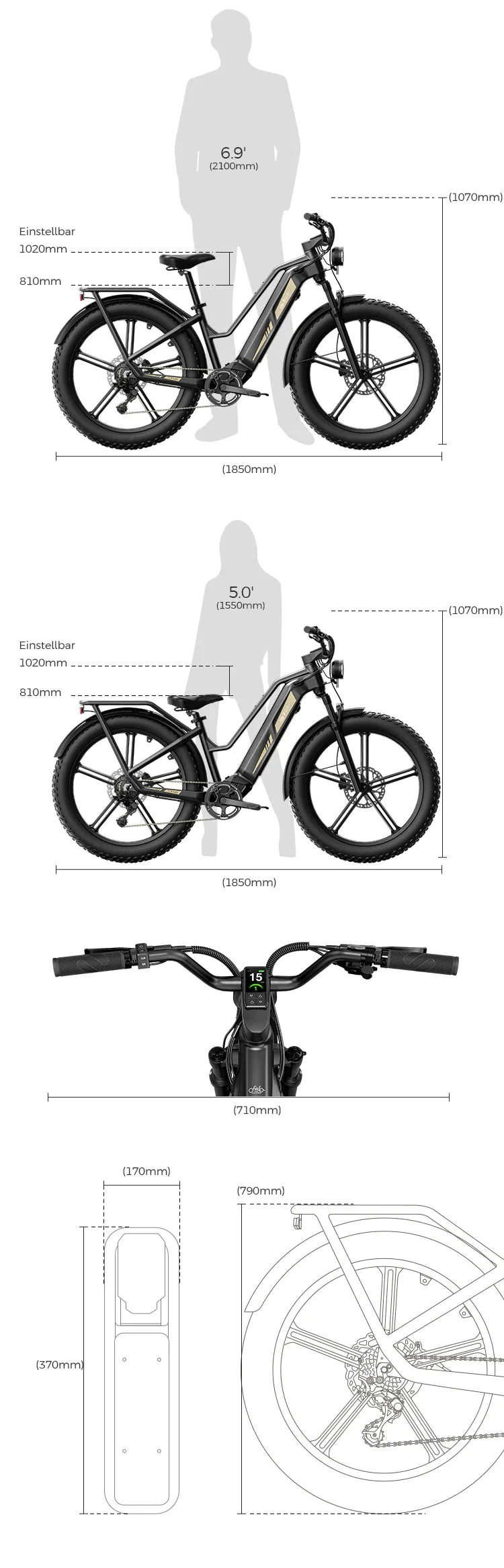 Fiido Titan Robust Cargo Electric Bike With Torque Sensor
