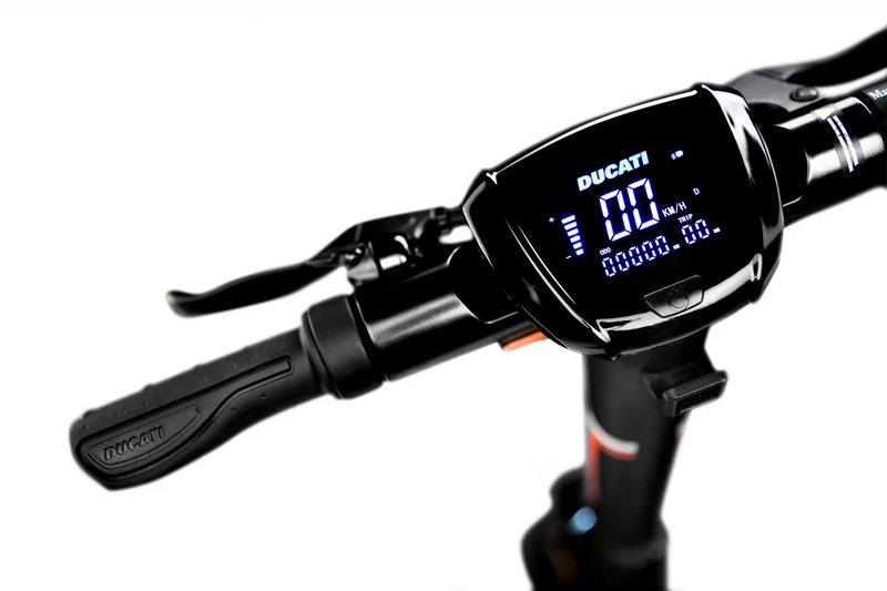 MANOPOLE Ducati IMPUGNATURA MANUBRIO SET 2 pezzi SX + DX per Monopattino Elettrico Ducati Pro 3 personalizzate DUCATI