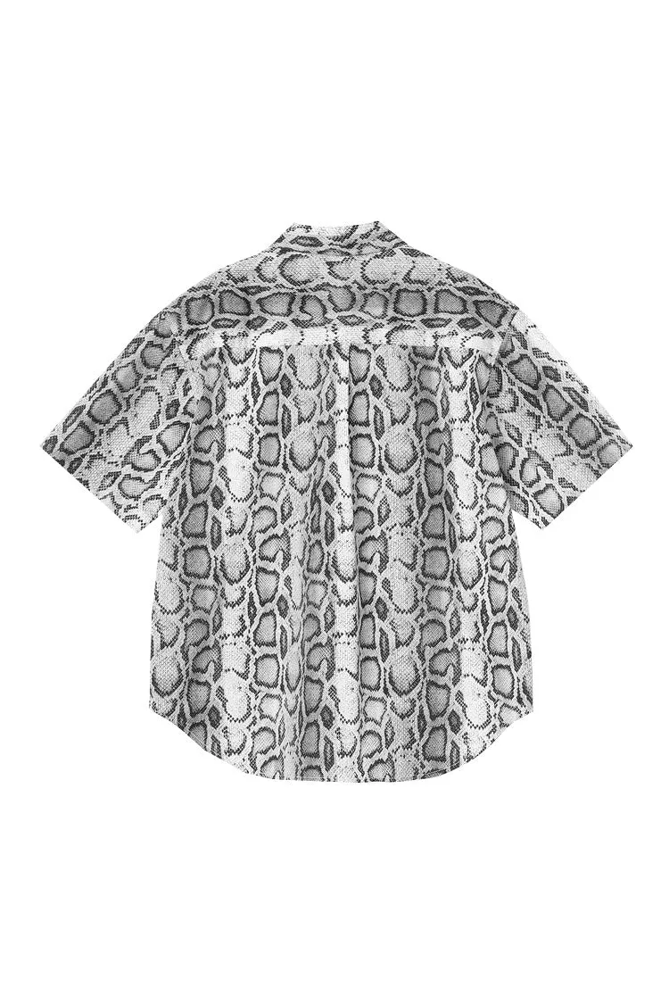 Camicia Snake Camo Donna