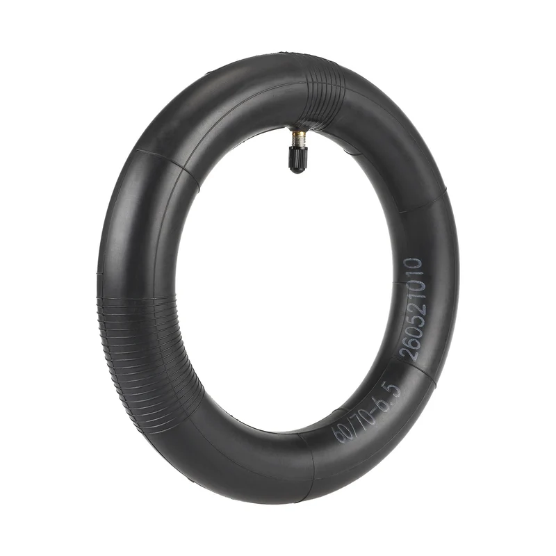 Camera d'aria 60/70-6.5, 10 pollici Valvola diritta rinforzata per monopattini elettrici NINEBOT MAX G30 e Altri