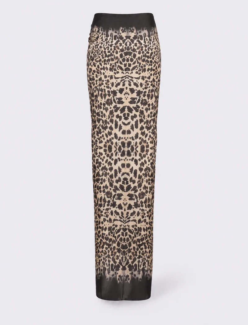Pareo a fantasia con nappine - Leopardato