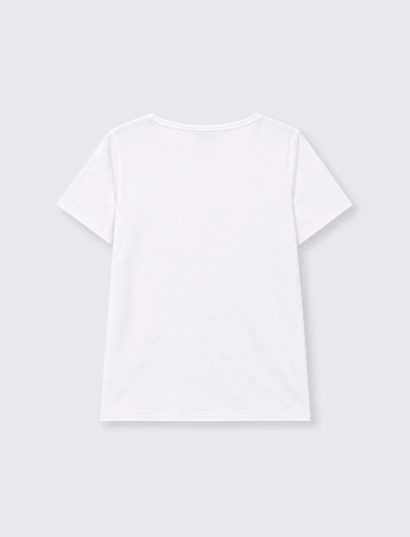 t-shirt mc donna - Bianco