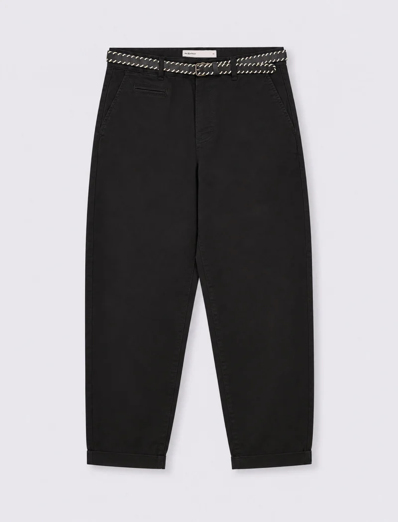 PANTALONE BASICO - Nero