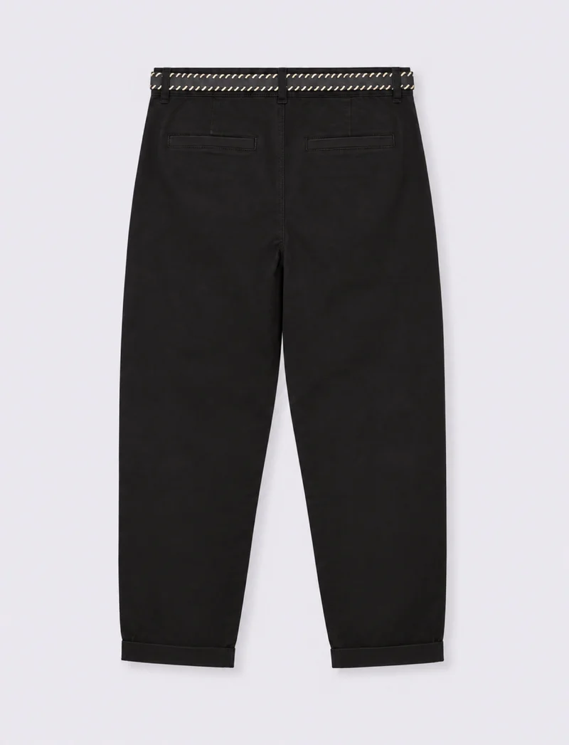 PANTALONE BASICO - Nero