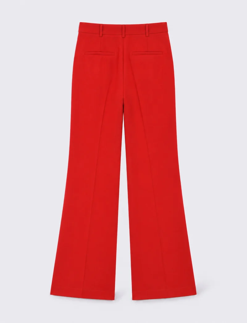 Pantalone con tasche davanti e pinces al dietro - Aragosta