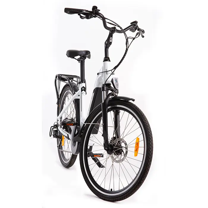 SMART WAY C5 Bicicletta Elettrica | CITY BIKE UNISEX E-bike FAT BIKE | MOTORE 250 W | 36V 10,4Ah | AUTONOMIA 40/45 km | RUOTE 26"x 1,95"