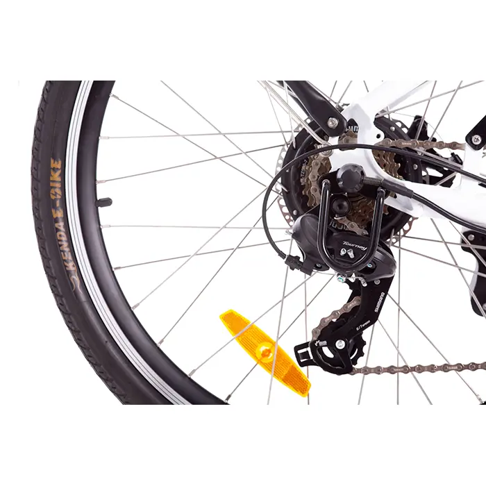 SMART WAY C5 Bicicletta Elettrica | CITY BIKE UNISEX E-bike FAT BIKE | MOTORE 250 W | 36V 10,4Ah | AUTONOMIA 40/45 km | RUOTE 26"x 1,95"