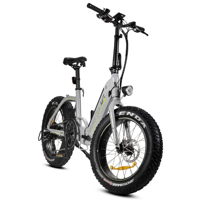 SMART WAY M3 Bicicletta Elettrica | ALL ROAD MONSTER E-bike FAT BIKE | MOTORE 250W |36V 10.4AH | AUTONOMIA 35/40 km | RUOTE 20"x 4"