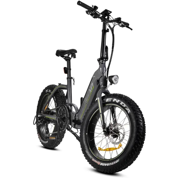 SMART WAY M3 Bicicletta Elettrica | ALL ROAD MONSTER E-bike FAT BIKE | MOTORE 250W |36V 10.4AH | AUTONOMIA 35/40 km | RUOTE 20"x 4"
