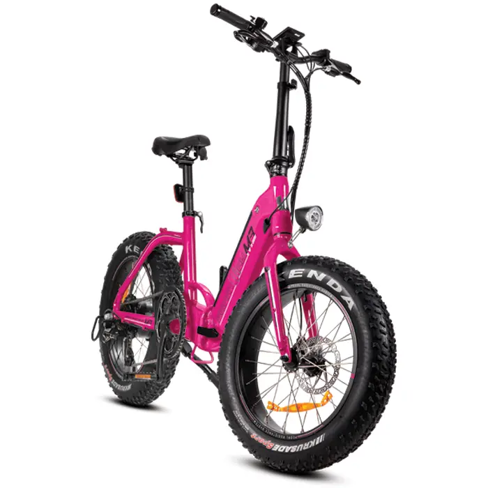 SMART WAY M3 Bicicletta Elettrica | ALL ROAD MONSTER E-bike FAT BIKE | MOTORE 250W |36V 10.4AH | AUTONOMIA 35/40 km | RUOTE 20"x 4"