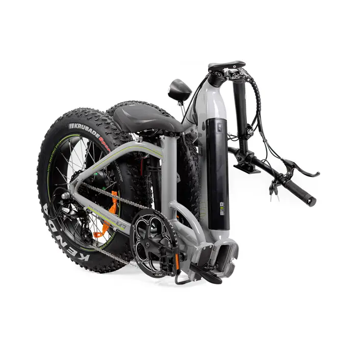 SMART WAY M3 Bicicletta Elettrica | ALL ROAD MONSTER E-bike FAT BIKE | MOTORE 250W |36V 10.4AH | AUTONOMIA 35/40 km | RUOTE 20"x 4"