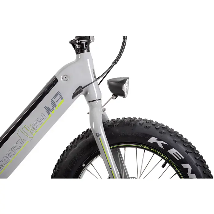 SMART WAY M3 Bicicletta Elettrica | ALL ROAD MONSTER E-bike FAT BIKE | MOTORE 250W |36V 10.4AH | AUTONOMIA 35/40 km | RUOTE 20"x 4"