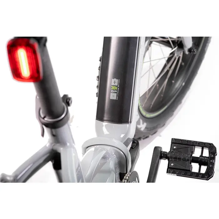 SMART WAY M3 Bicicletta Elettrica | ALL ROAD MONSTER E-bike FAT BIKE | MOTORE 250W |36V 10.4AH | AUTONOMIA 35/40 km | RUOTE 20"x 4"