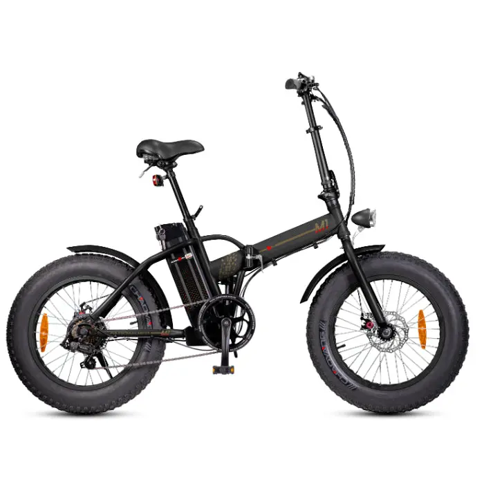 SMART WAY M1X Bicicletta Elettrica | ALL ROAD MONSTER E-bike FAT BIKE | MOTORE 250W | 36V 10AH | AUTONOMIA 35/40 km | RUOTE 20"x 4"