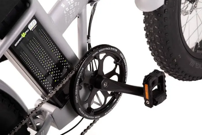 SMART WAY M1X Bicicletta Elettrica | ALL ROAD MONSTER E-bike FAT BIKE | MOTORE 250W | 36V 10AH | AUTONOMIA 35/40 km | RUOTE 20"x 4"