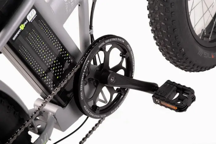 SMART WAY M1X Bicicletta Elettrica | ALL ROAD MONSTER E-bike FAT BIKE | MOTORE 250W | 36V 10AH | AUTONOMIA 35/40 km | RUOTE 20"x 4"