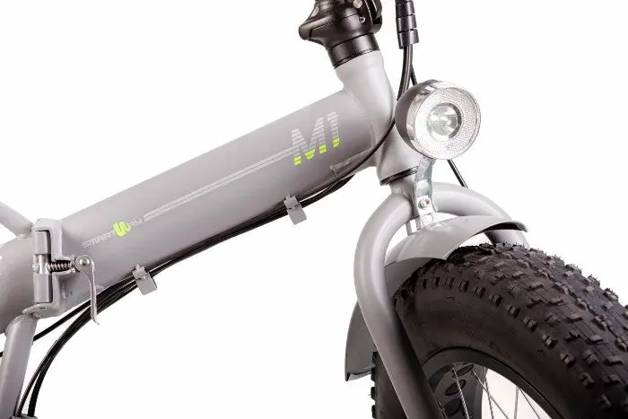 SMART WAY M1X Bicicletta Elettrica | ALL ROAD MONSTER E-bike FAT BIKE | MOTORE 250W | 36V 10AH | AUTONOMIA 35/40 km | RUOTE 20"x 4"
