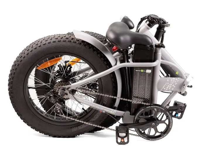 SMART WAY M1X Bicicletta Elettrica | ALL ROAD MONSTER E-bike FAT BIKE | MOTORE 250W | 36V 10AH | AUTONOMIA 35/40 km | RUOTE 20"x 4"