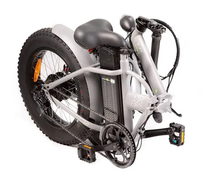 SMART WAY M1X Bicicletta Elettrica | ALL ROAD MONSTER E-bike FAT BIKE | MOTORE 250W | 36V 10AH | AUTONOMIA 35/40 km | RUOTE 20"x 4"