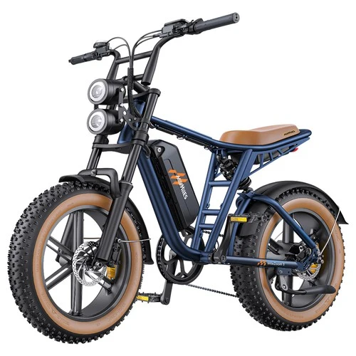 HILLMILES MileZoom 1 20" Retro Electric Mountain Bike 250W Motor 52V 15.6Ah Battery