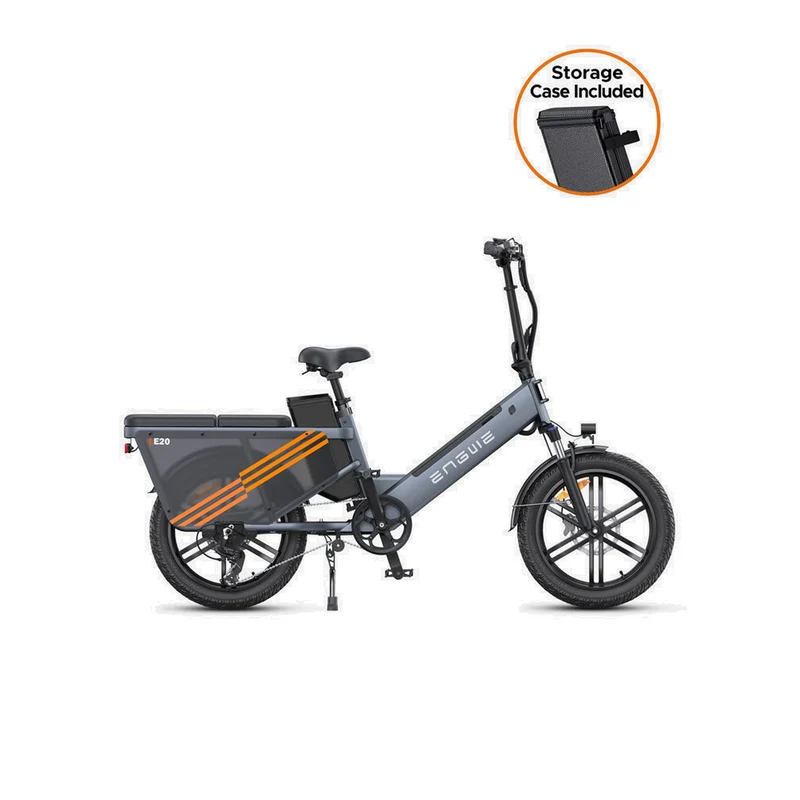 ENGWE LE20 20" Step-Thru Electric Cargo Bike 250W Motor 48V 19.2Ah Battery (Only EU)