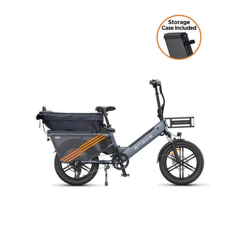 ENGWE LE20 20" Step-Thru Electric Cargo Bike 250W Motor 48V 19.2Ah Battery (Only EU)