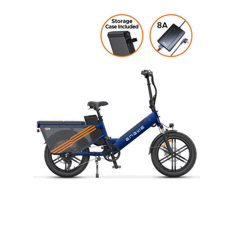 ENGWE LE20 20" Step-Thru Electric Cargo Bike 250W Motor 48V 19.2Ah Battery (Only EU)