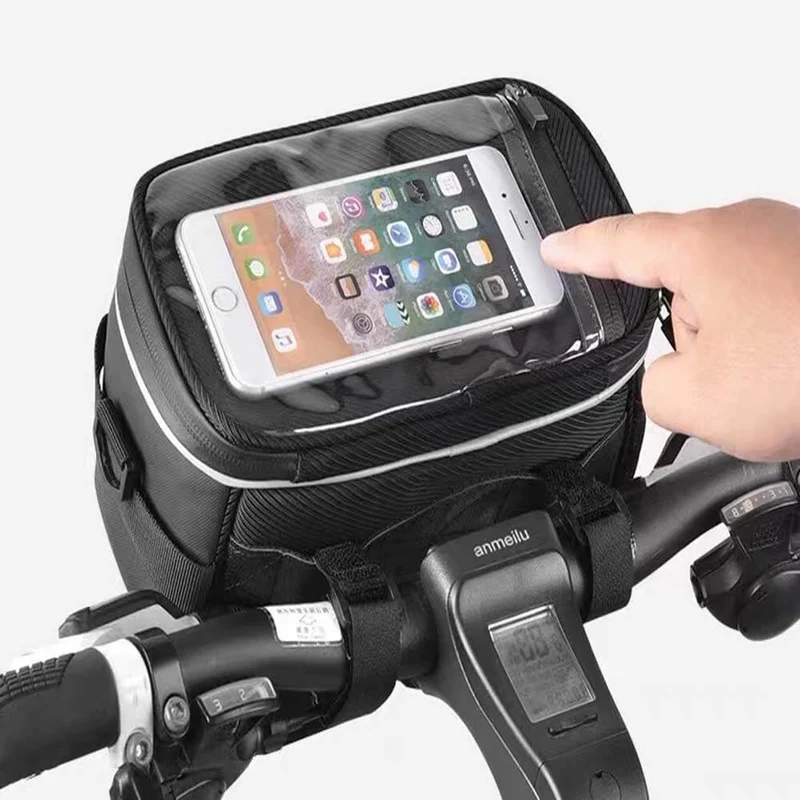 SHENGMILO Bicycle Handlebar Bag