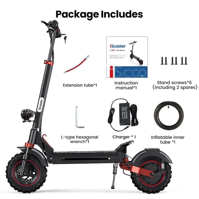 iScooter iX5S 1000W Off Road Electric Scooter