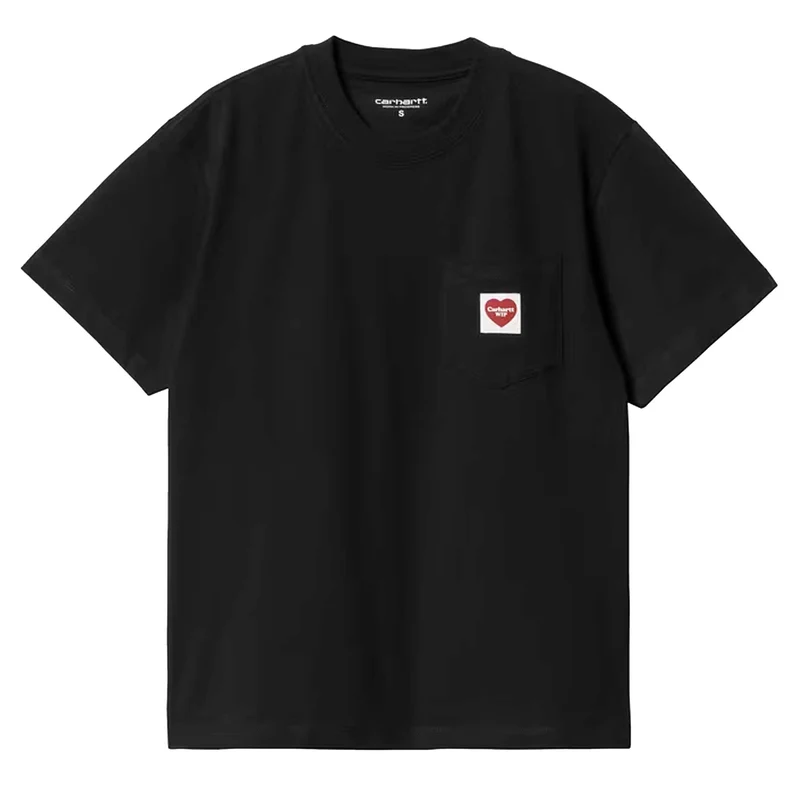 T-Shirt Pocket Heart Donna
