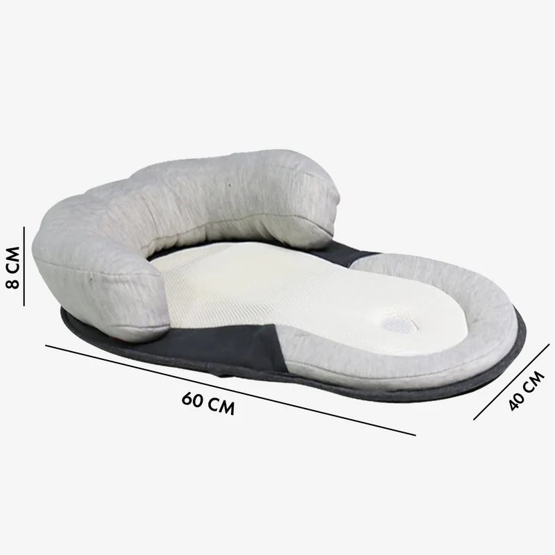 Cuscino Ergonomico per Neonati - Cuscino contro la Testa Piatta
