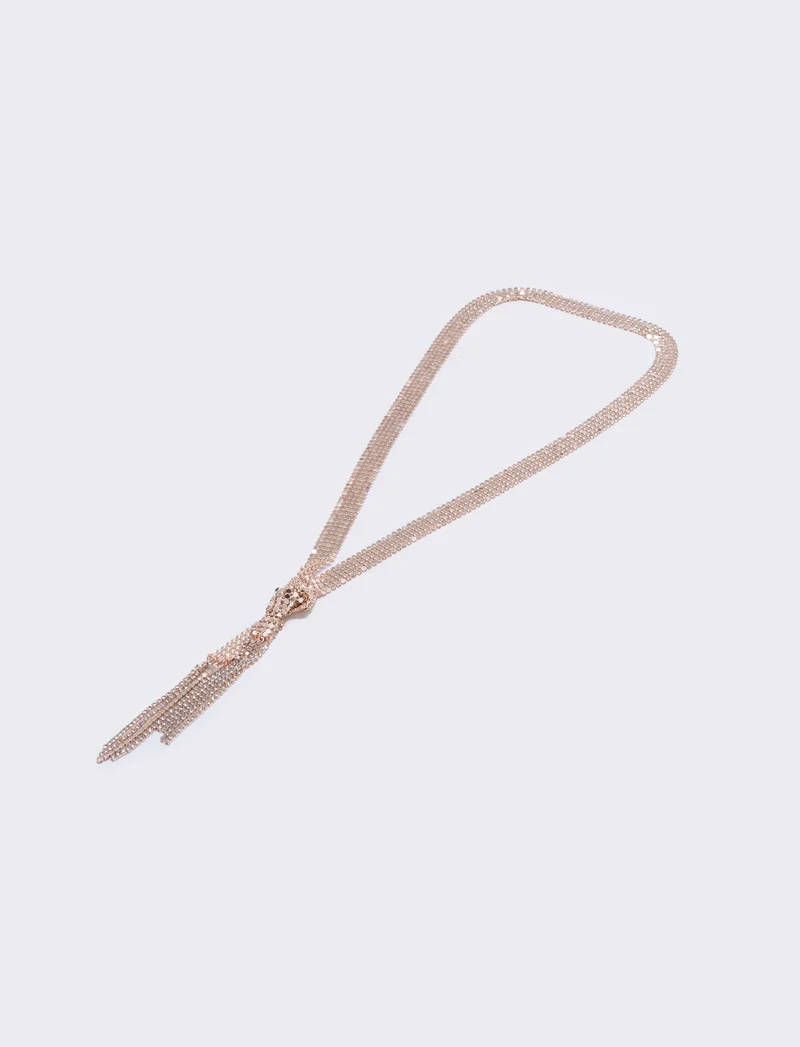 Collana con applicazioni - Oro rosa