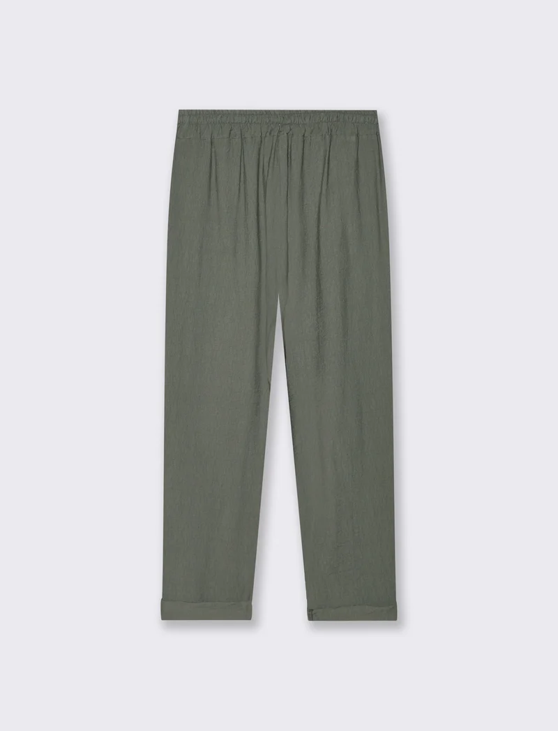 Pantalone con tasche a toppe ed elastico in vita - Ve.milit.