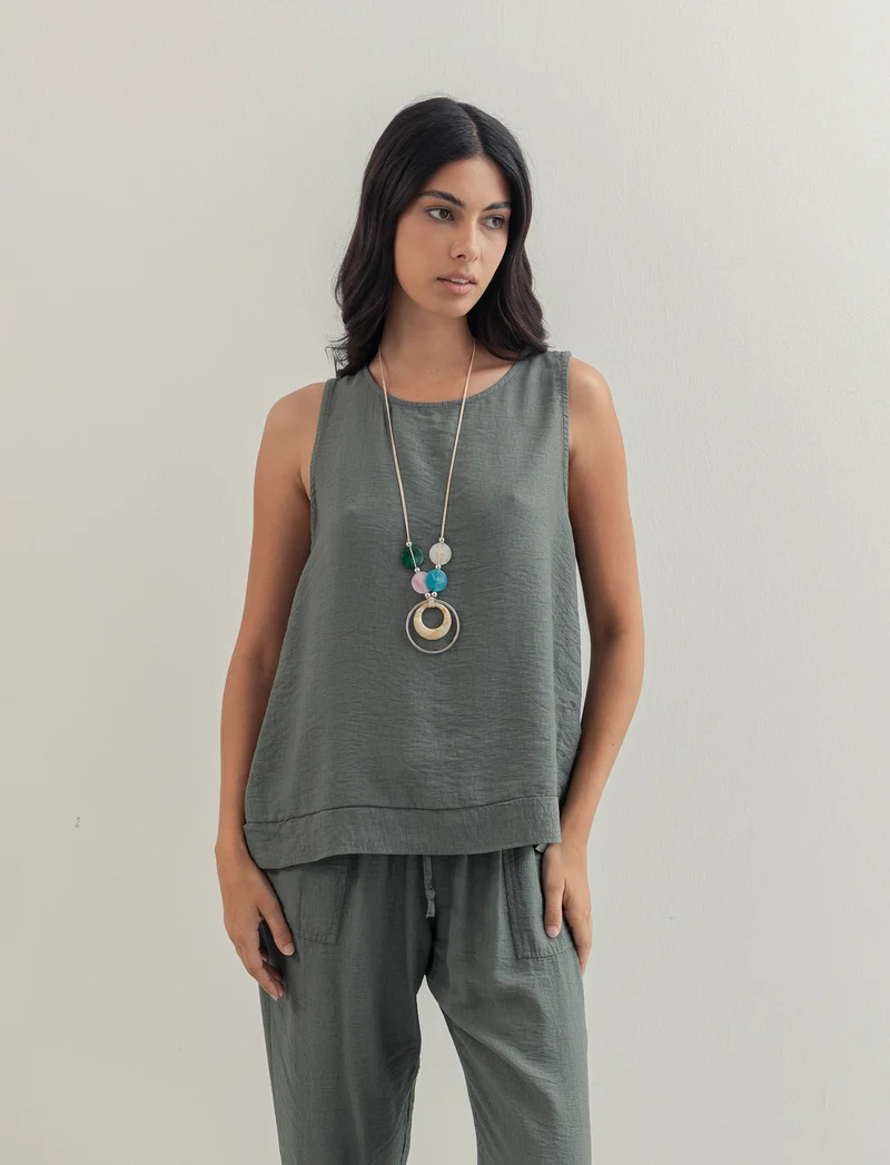 Top con collana - Ve.milit.