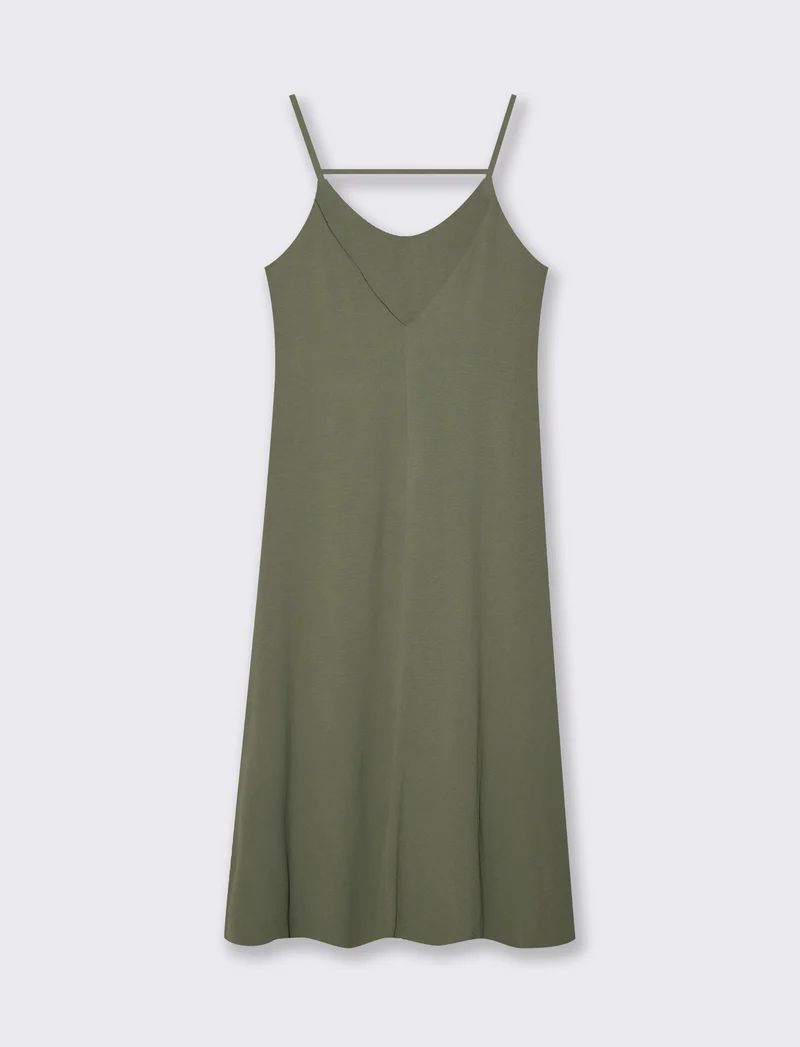 Vestito lungo con bretelline - Ve.milit.