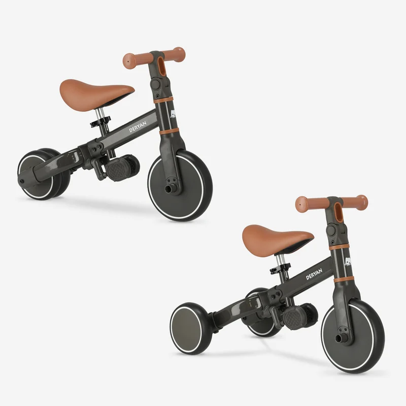 Triciclo Jaime 2 in 1 - Nero