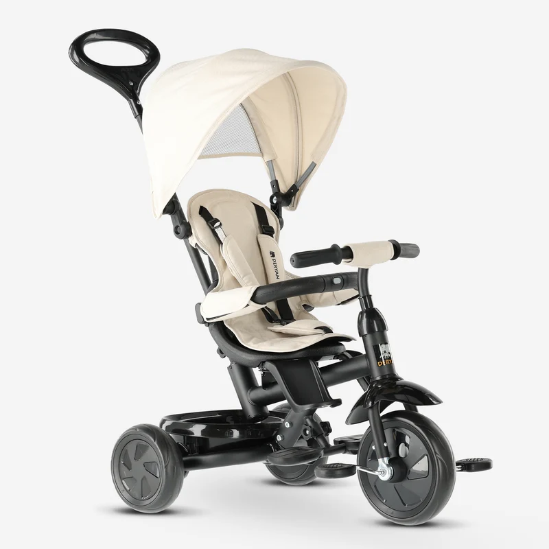 Triciclo Adventurer con manubrio Cream