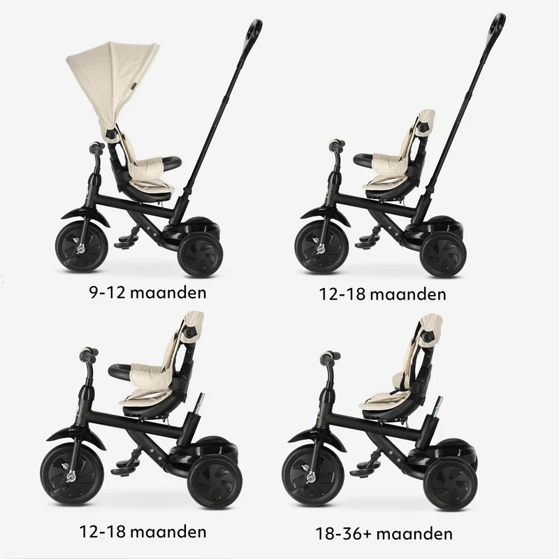 Triciclo Adventurer con manubrio Cream
