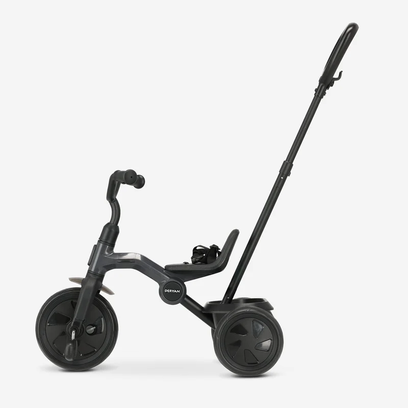 Triciclo Drifter con maniglione Nero